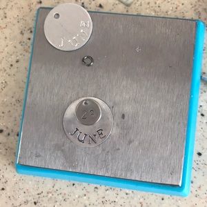 Custom month and day necklaces